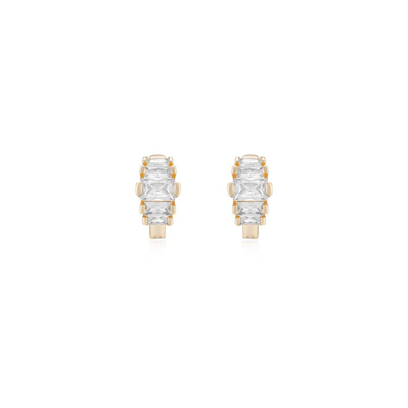 Diamond Shine Mini Hoop Earrings