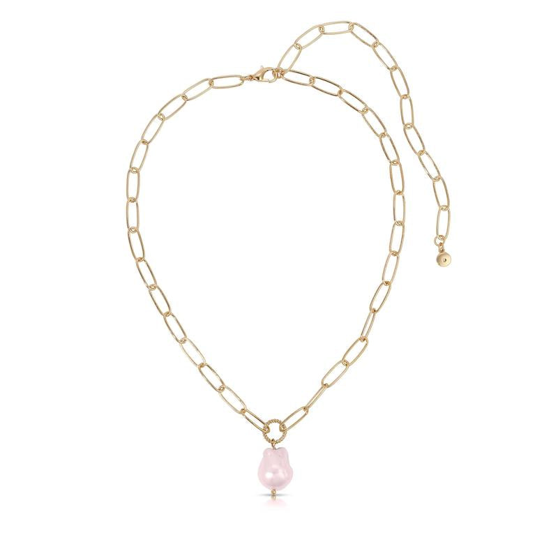 Single Pearl Chain Necklace