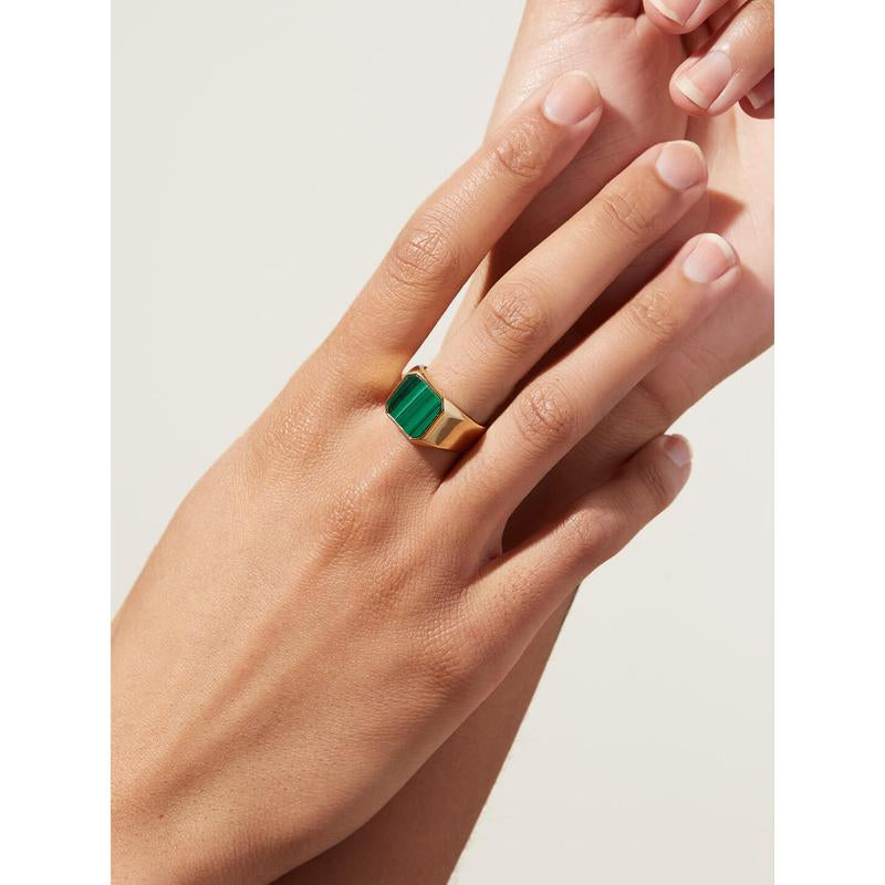 Square Signet Ring - Michelle Signet