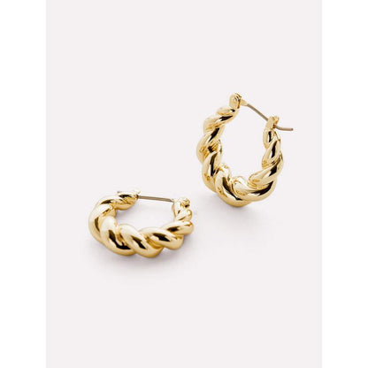 Twisted Hoop Earrings - Paris